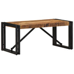 ZNTS Coffee Table 80x40x35 cm Solid Rough Wood Mango 4016676