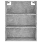 Highboard Concrete Grey 69.5x34x180 cm Engineered Wood 3189497