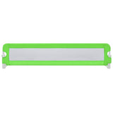 Toddler Safety Bed Rail Green 180x42 cm Polyester 10169