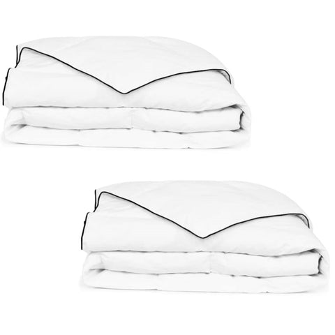 Winter Down Duvet 2 pcs 140x200 cm 132887