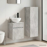 Bathroom Furniture Set 2 pcs Concrete Grey 33 x 34.5 x 100 cm 3406136