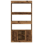 Highboard Old Wood 92x33x180 cm Engineered Wood 3309625