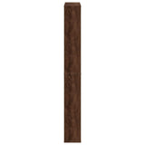 Shoe Cabinet with Mirror 4-Layer Brown Oak 63x17x134 cm 3228279
