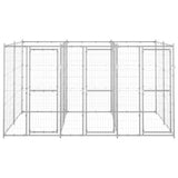 Outdoor Dog Kennel Galvanised Steel 7,26 m 3082283