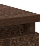 Sideboard with Drawers Brown Oak 71x35x84 cm Engineered Wood 861586