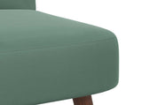 Slipper Chair Sea Green Velvet 42050523