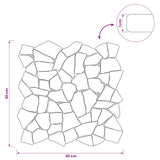 Mosaic Tiles Red 30 x 30 cm Marble 42033529