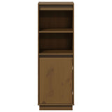 Highboard Honey Brown 37x34x110 cm Solid Wood Pine 813518