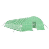 Greenhouse with Steel Frame Green 96 m 16x6x2.85 m 3188111