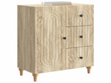 Sideboard Sonoma Oak 66 x 34.5 x 90 cm Engineered Wood 894167