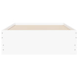 Bed Frame with Drawers without Mattress White 75x190 cm Small Single 3207329