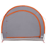 Bike Storage Tent Grey and Orange 256 x 222 x 182 cm Taffeta 42000998