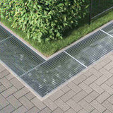 Grating Silver 100 x 60 x 2 cm Hot-Dip Galvanised Steel 42018659