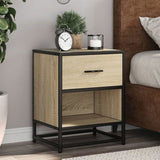 Bedside Cabinets 2 pcs Sonoma Oak 40x31x50 cm Engineered Wood 848687