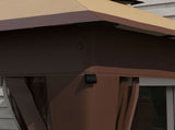 3 x 3 Pop Up Gazebo with Mosquito Netting, 1 Person Easy up Marquee Party Tent with 1-Button T3398P315964