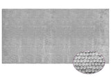 Rug Grey 120 x 180 cm 100% Polyester 3 mm Washable 42041671