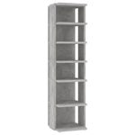 Shoe Cabinets 2 pcs Concrete Grey 27.5x27x102 cm 808494