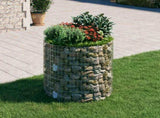 Circular Gabion Pole Galvanised Steel 100x100 cm 152018