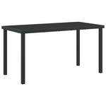 Garden Dining Set 5 pcs Black coffee Poly rattan 3379270