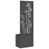 Garden Privacy Screen Black 50 x 150 cm Cold-rolled steel 876448