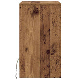 LED Bedside Cabinet Old wood 38 x 34 x 61 cm Engineered wood 874143