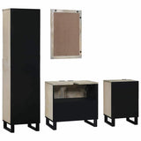 Bathroom Furniture Set 4 pcs Walnut brown 38 x 33 x 160 cm 3310050