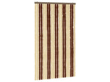 Insect Curtain Chenille Brown and Beige 90 x 200 cm 100% PP 42034447