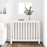 Radiator Cover White 108.5x19x84 cm Solid Wood Pine 822572