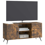 TV Cabinet Smoked Oak 102 x 34.5 x 50 cm Engineered Wood 895620