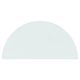 Fireplace Glass Plate Half Round 1200x600 mm 324120