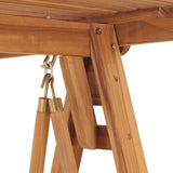 Swing Bench 174 cm Solid Teak Wood 316629