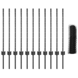 Welded Wire Fence 25 x 0.8 m PVC-Coated Steel Grey Mesh 3336856