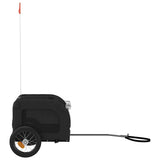 Pet Bike Trailer Black Oxford Fabric and Iron 93828
