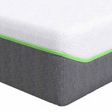 Mattress White and Grey 90 x 190 cm Pocket Spring 4106361
