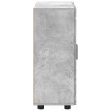 Wooden Cabinet with Storage Concrete Grey 88.5 x 30.5 x 73 cm 880304