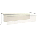 Manual Retractable Awning with Blind 6x3m Cream 3069477