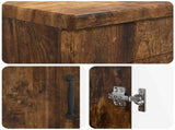 Bathroom Sink Cabinet UTRECHT Smoked Oak 59.5 x 31.5x 59 cm 897670
