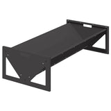 Livestock Feeding Trough Black 108 x 50 x 28 cm 874615