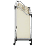 282428 Laundry Sorter with 4 Bags Cream Steel