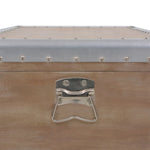 Storage Box Solid Fir Wood 91x52x40 cm Brown 246124