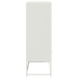 Highboard White 68.5x39x111.5 cm Steel 846607