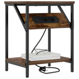 Bedside Cabinet 2 pcs Smoked Oak 38 x 30 x 48 cm 859585