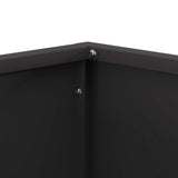 Fire Pit Black 40 x 40 x 35 cm Steel 858908