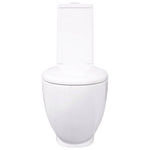 Ceramic Toilet Back Water Flow White 240376