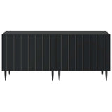 TV Cabinet Black Engineered Wood 896456