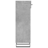 Shoe Cabinet Concrete Grey 30x35x105 cm Engineered Wood 829704