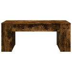 ZNTS Coffee Table Smoked Oak 102x55x42 cm Engineered Wood 831858