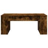 ZNTS Coffee Table Smoked Oak 102x55x42 cm Engineered Wood 831858