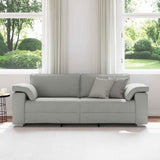 Sofa Cloud Grey 219 x 77 x 82 cm Fabric 4105245