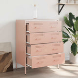 Sideboard Pink 68x39x89 cm Steel 842983